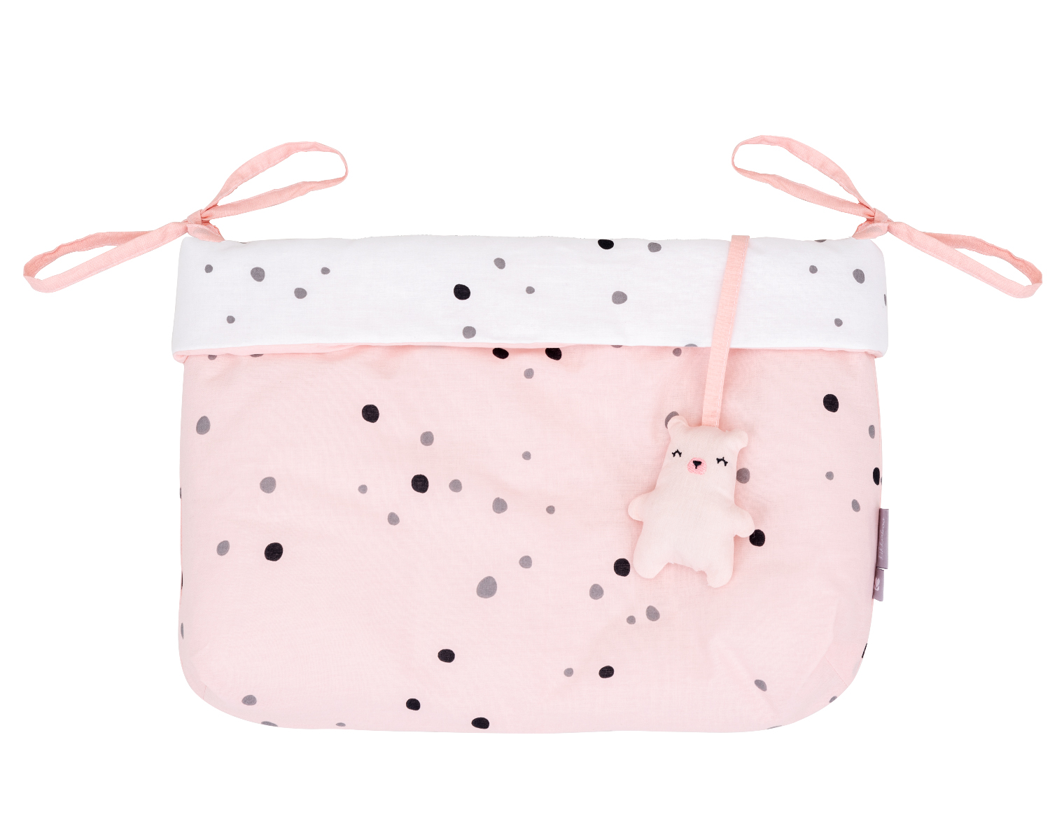 Кош за памперси с връзки Bear with me Pink