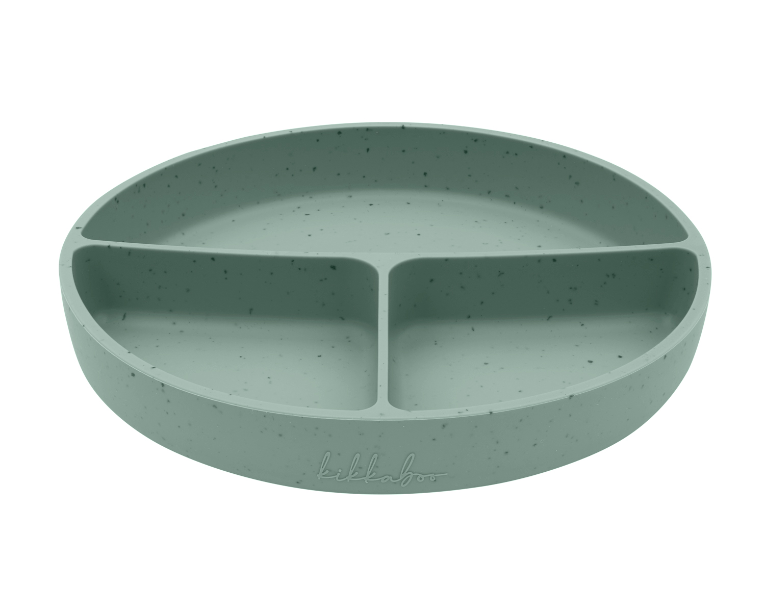 Чиния с отделения и вакуумно дъно Platinum Silicone Sage