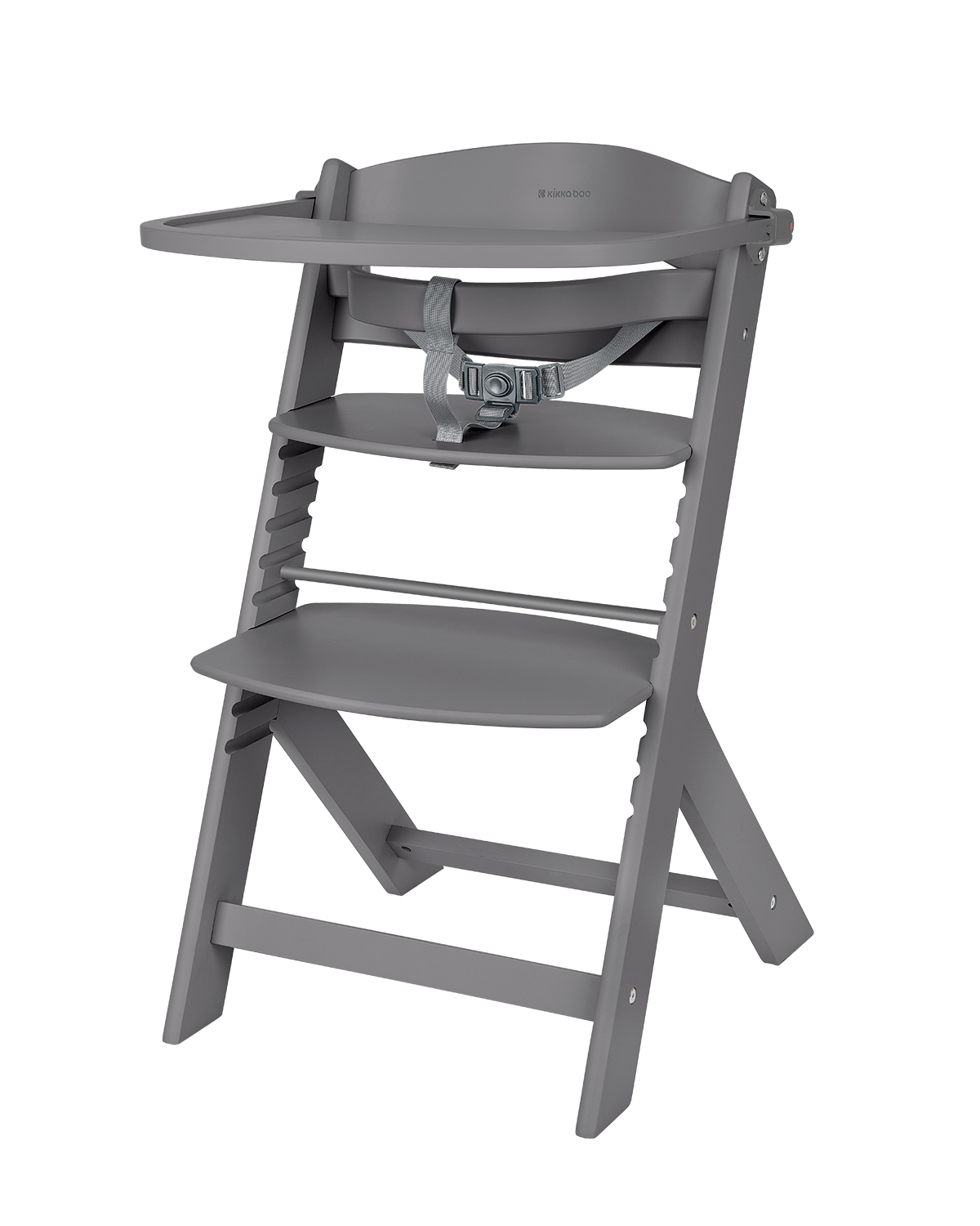 Дървен стол за храненe Nordy Dark Grey