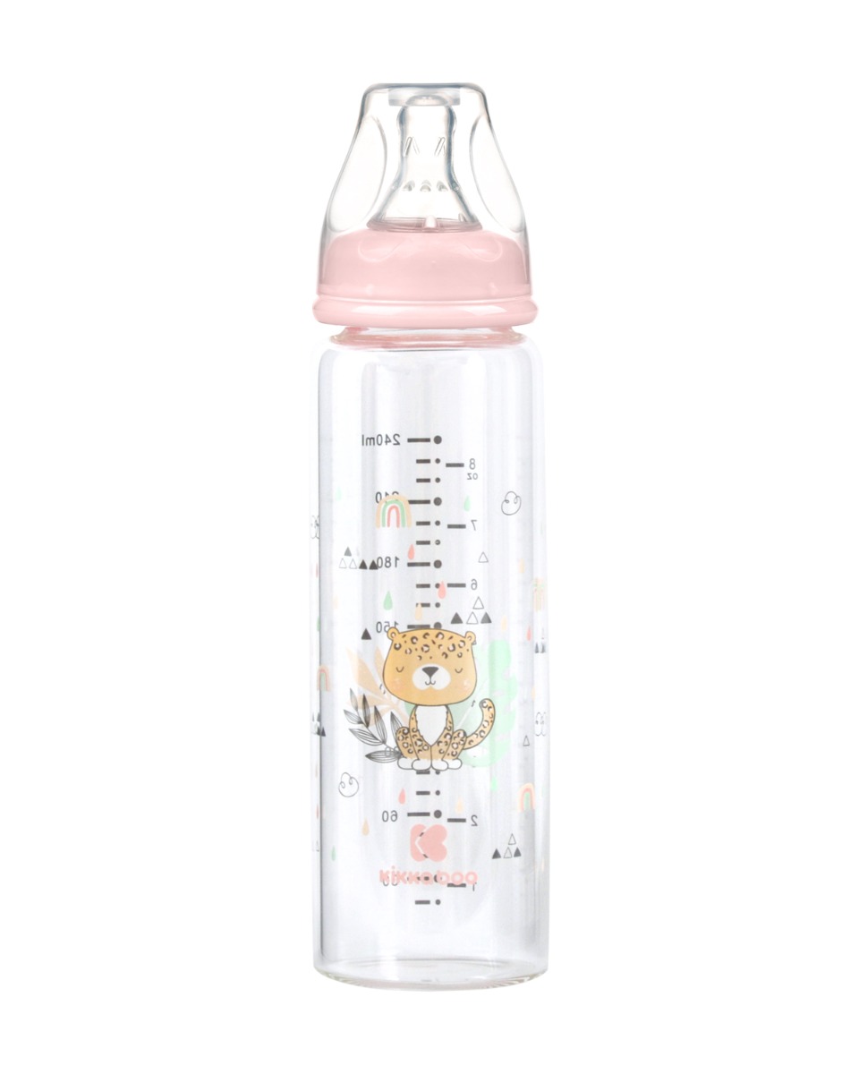 Шише стъклено 240мл Savanna Pink