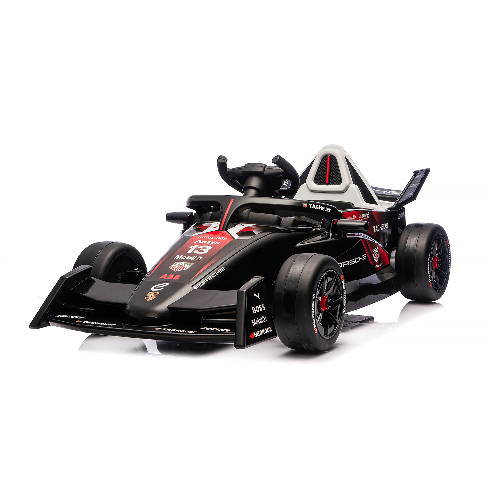 Ел. кола Formula E Porsche червена