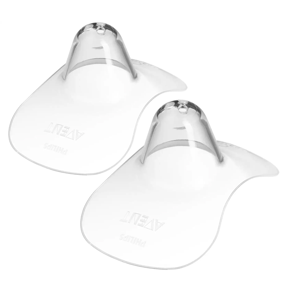 Силиконови протектори за зърна Philips AVENT SCF153/03, размер М, с кутия за стерилизация и хигиенично пренасяне