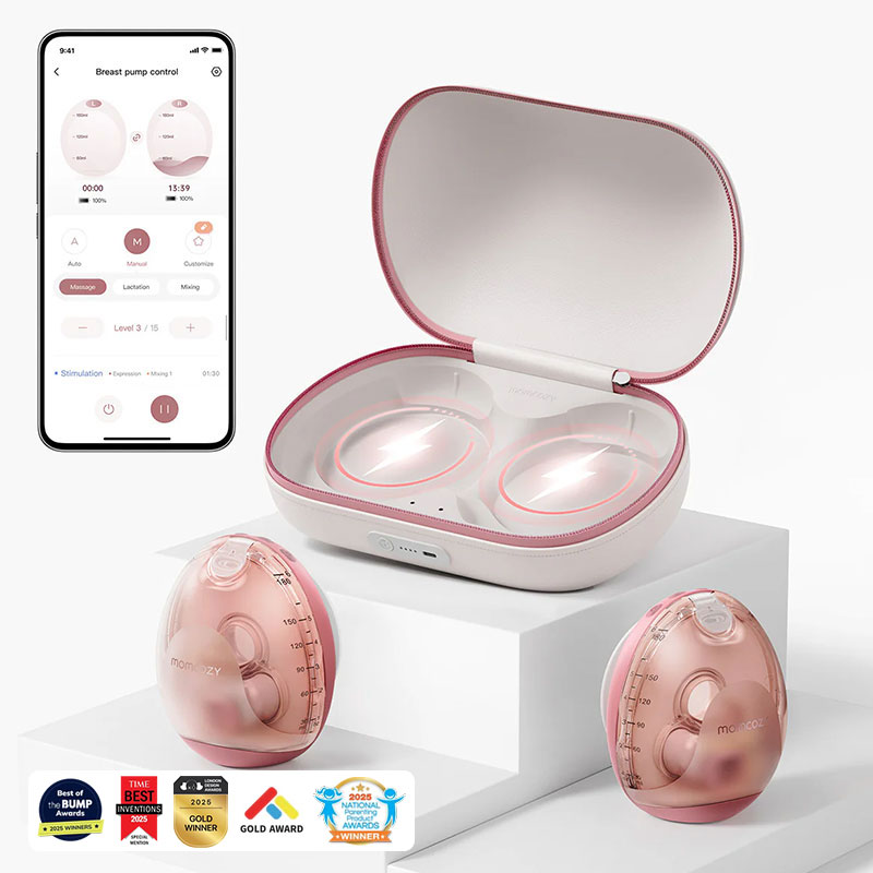 Смарт двойна електрическа помпа за кърма Momcozy Air 1 Ultra-slim, с мобилно приложение